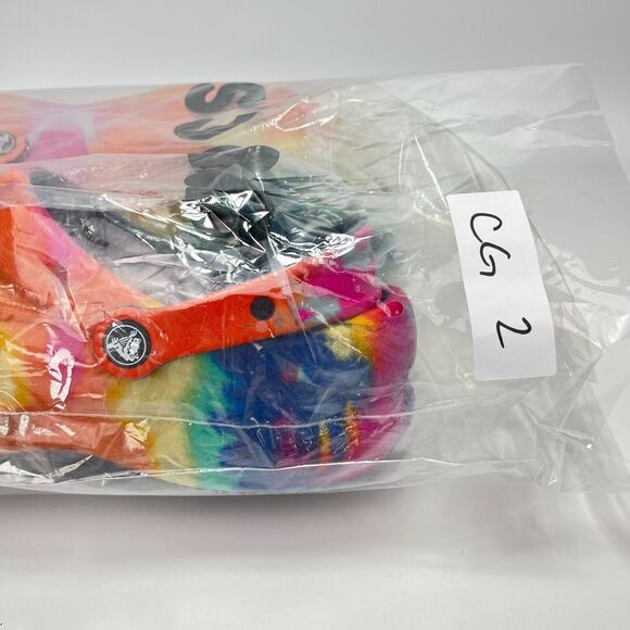 Crocs Multicolor Rainbow Tie Dye Bistro Clog Slip Resistant Shoes Men\'s Size 10 main image 10